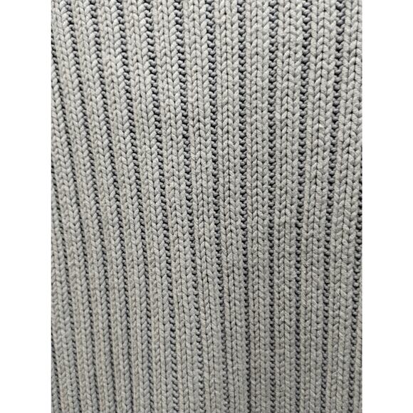 Vintage Y2K GAP Women's Size Large Light Blue Chunky Cable Knit Pullover Sweater - Picture 4 of 7